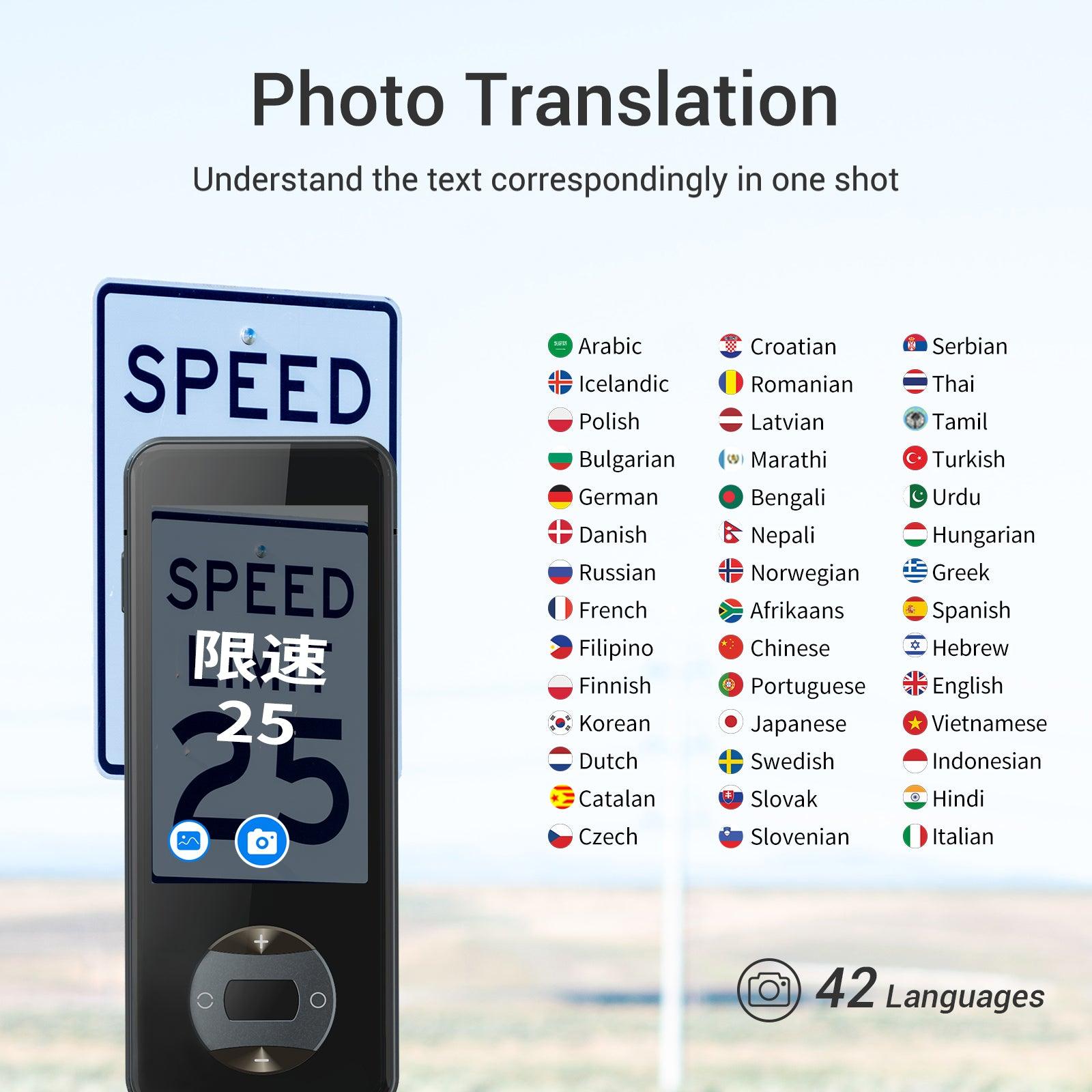 Wooask® W10 Offline AI Language Translator Device - WOOASK