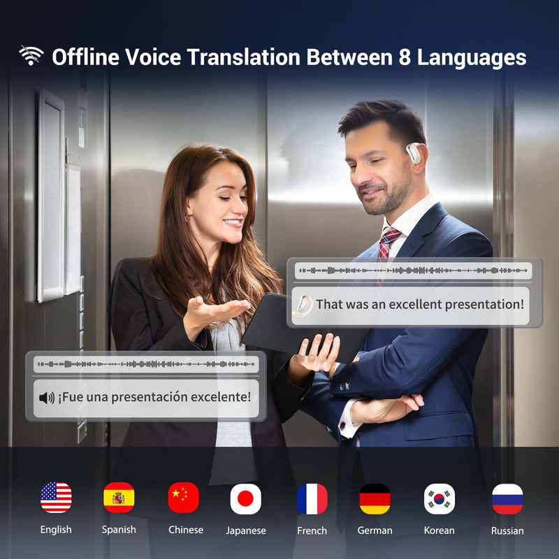 Wooask® F56 AI Language Translator Earbuds - WOOASK