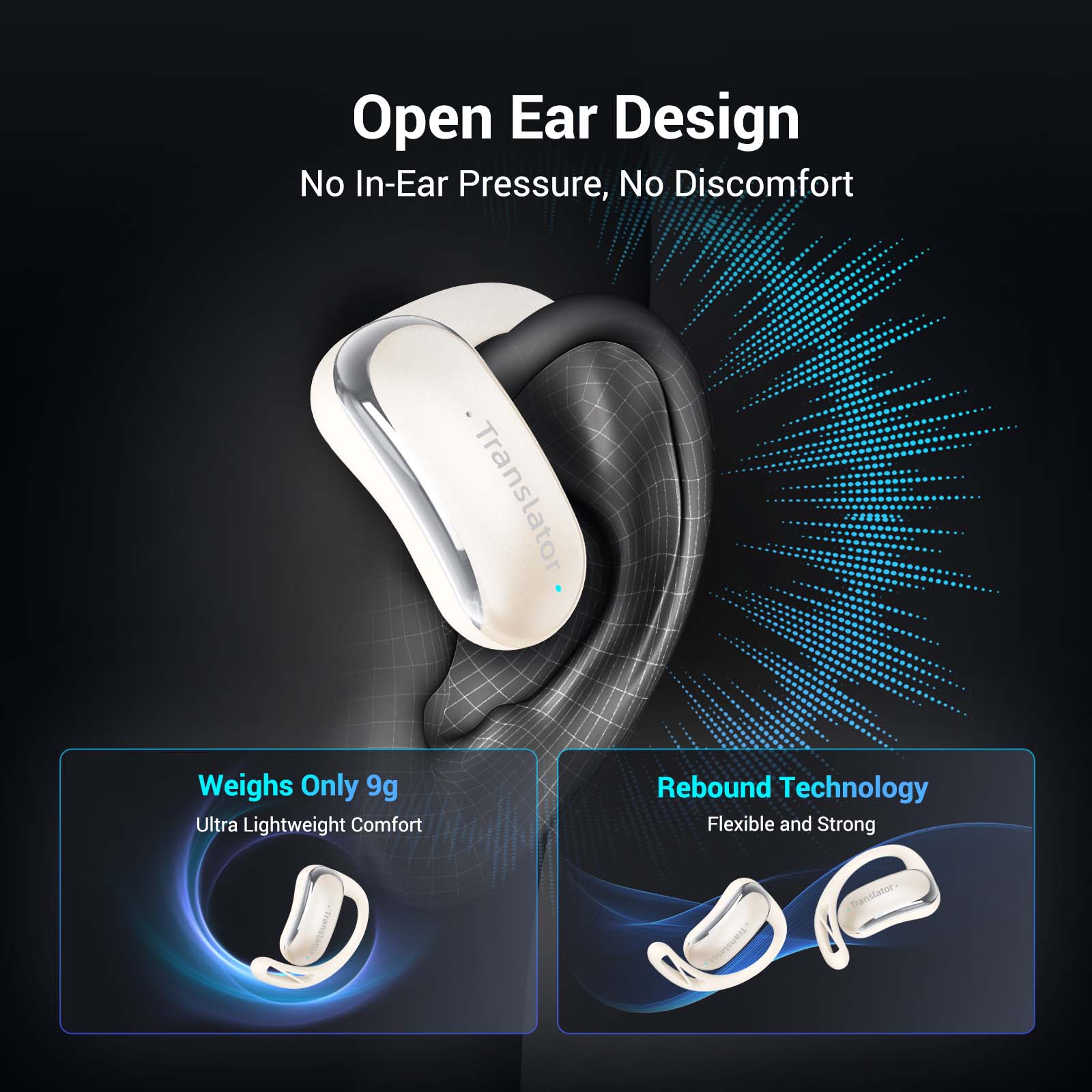 Wooask® F56 AI Language Translator Earbuds - WOOASK