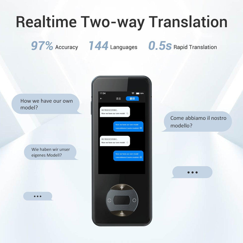 Wooask® W10 Offline AI Language Translator Device - WOOASK