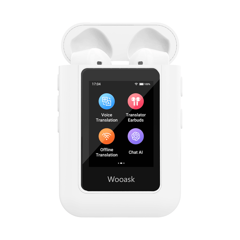 Wooask® A8 AI Language Translator Earbuds Powered by ChatGPT - WOOASK