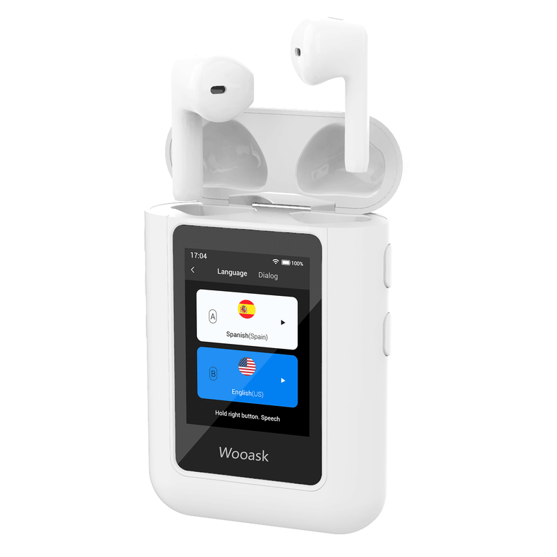 Wooask® A8 AI Language Translator Earbuds Powered by ChatGPT - WOOASK