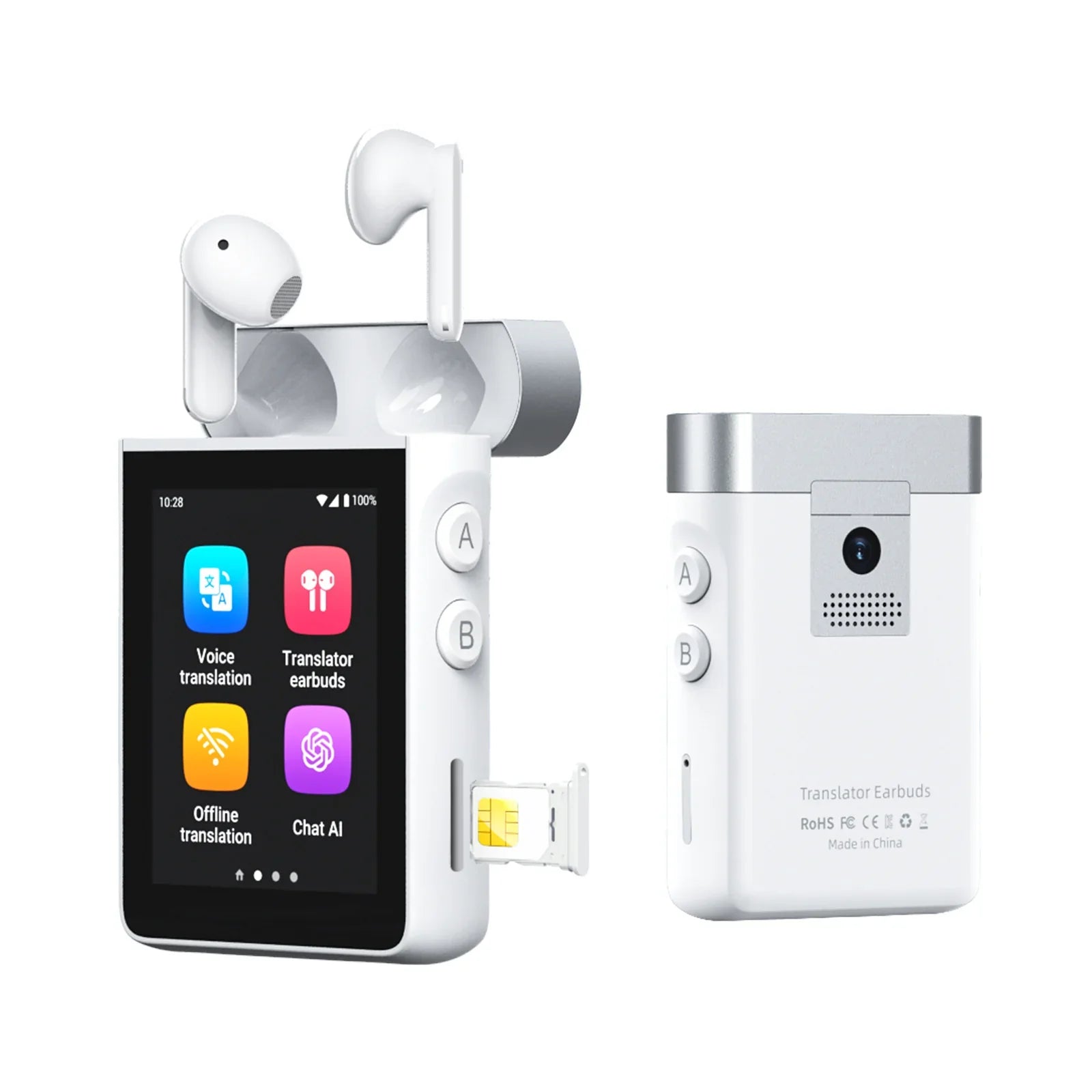 イヤホン翻訳機　Wooask TRANSLATOR EARBUDS Amazon.com : Wooask A8 Translation Earbuds, AI Translation