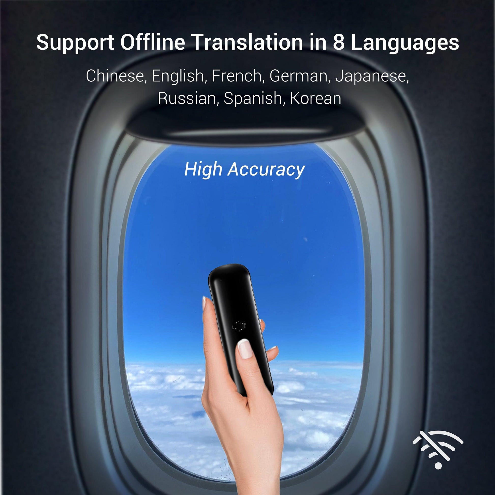 Wooask® G5 Pro Offline Language Translator Device - WOOASK