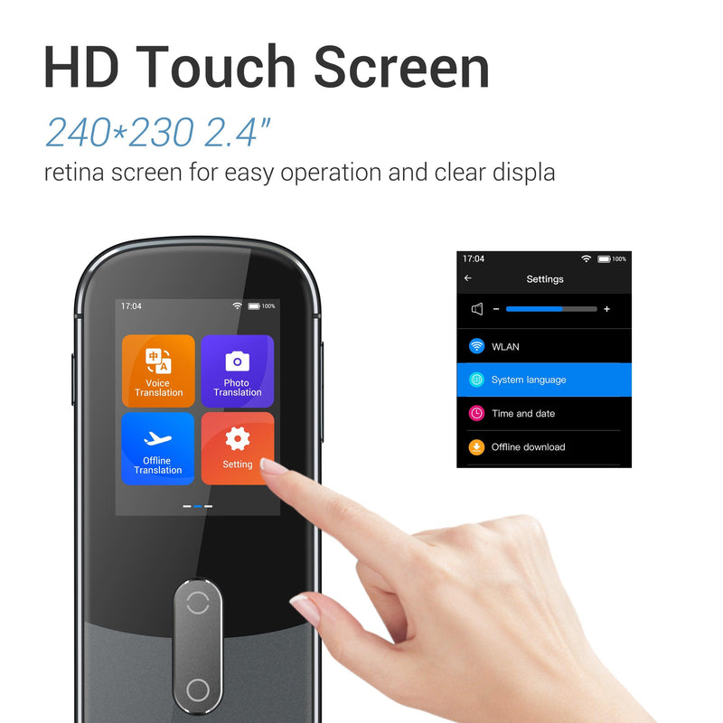 Wooask® W09 Offline AI Language Translator Device - WOOASK